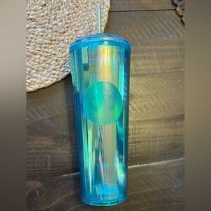 Starbucks Iridescent Blue Green Tumbler